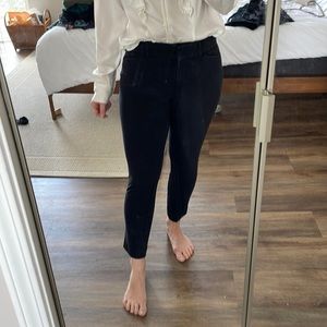 Loft Capri Black Pants